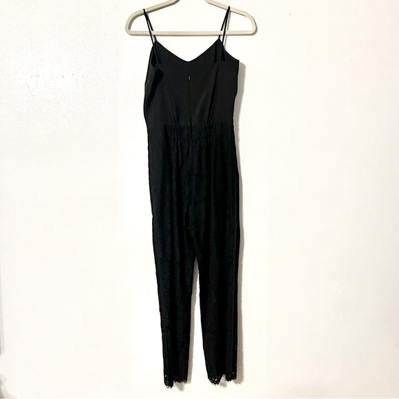 J. Crew Collection Black Leavers Lace Jumpsuit Women’s Size 0 - Picture 14 of 15